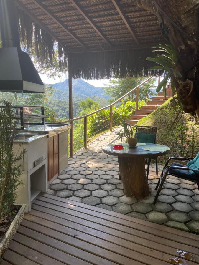 O Chalé mais bucólico de Araras. Vista linda Extérieur photo